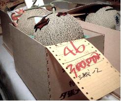 Sapporo department store buys 2 melons for 300,000 yen